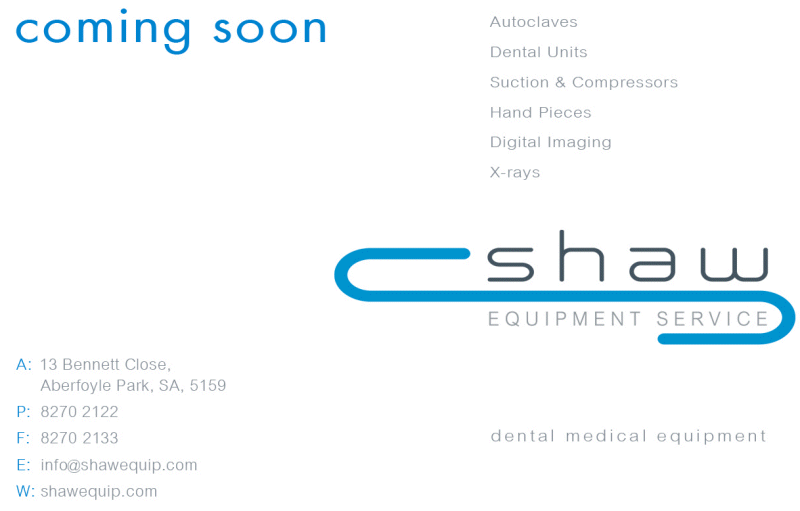 Shaw Equipment Service - Dental Medical Equipment - Autoclaves, Dental Units, Suction & Compressors, Hand Pieces, Digital Imaging, X-Rays - Coming Soon